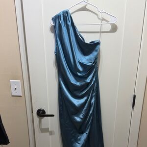 Elliatt Satin Blue Dress